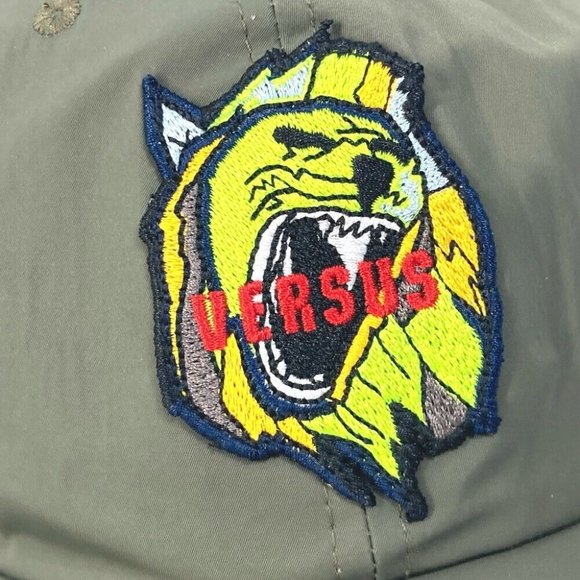 VERSUS logo hat cap baseball cap polyester khaki main image 7